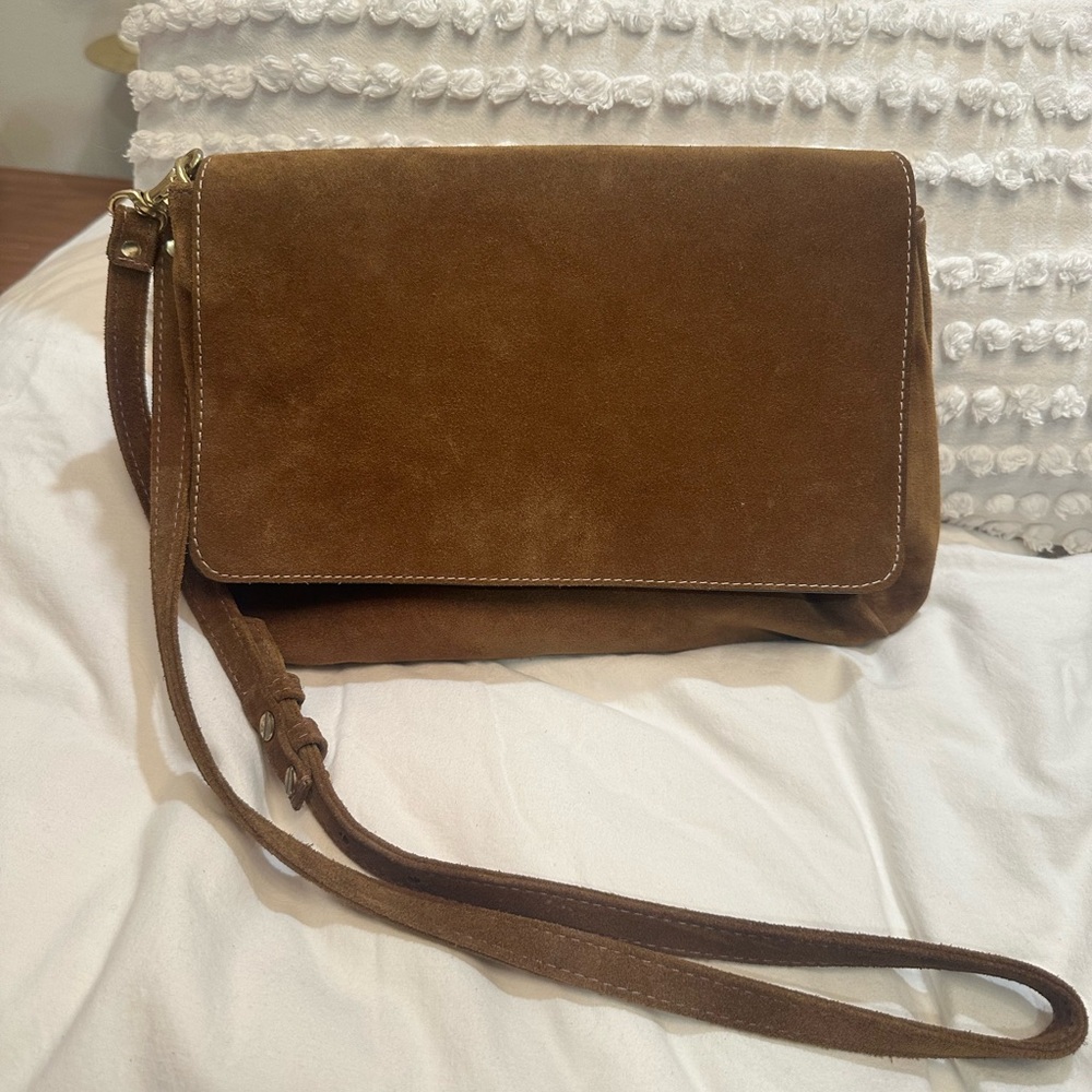 Ceri Hoover Designer Suede Bag